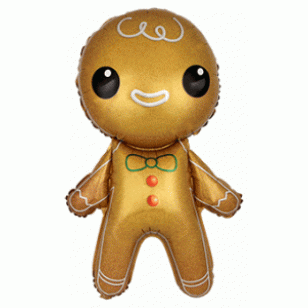 Gingerbread Man Supershape Balloon 